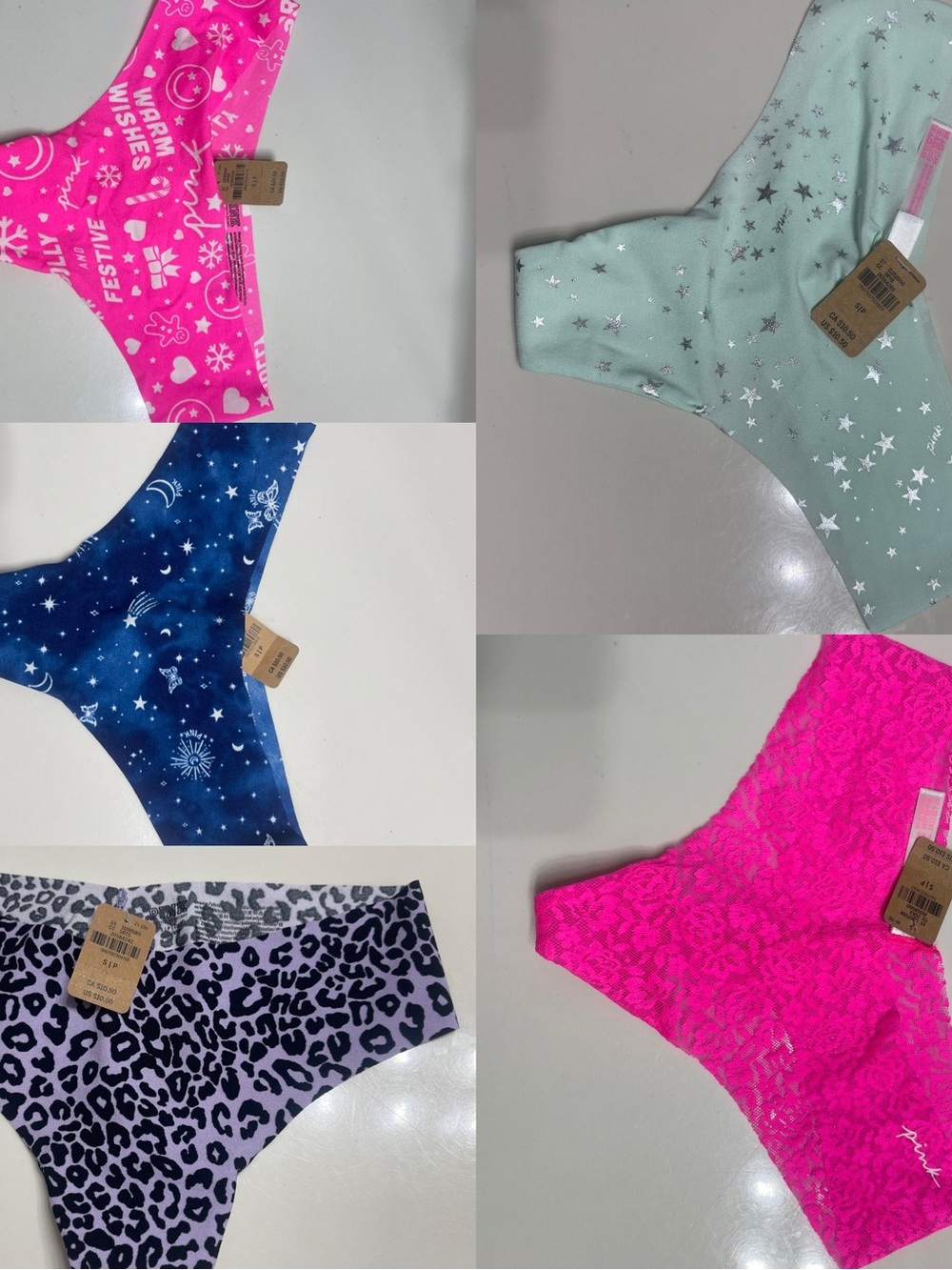 New with tags Pinks No Shows